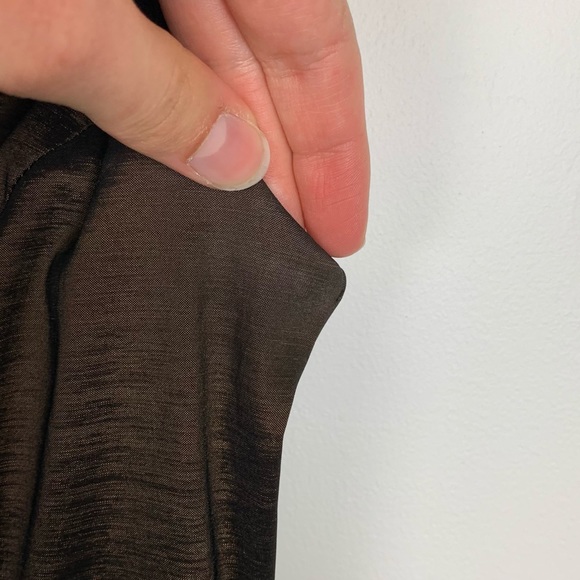 Vintage Cache Brown Shimmer Bodycon Evening Formal Mini Dress - Picture 16 of 17